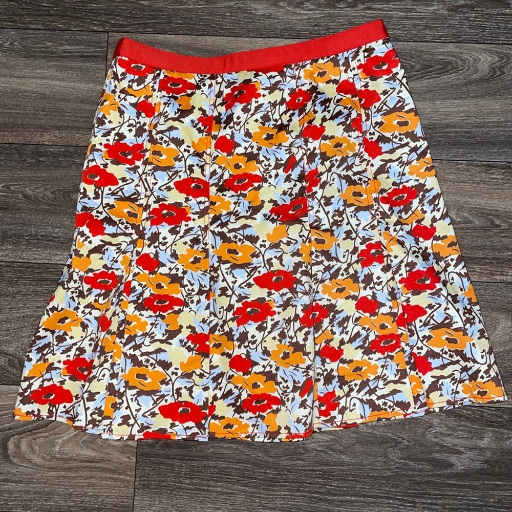 DKNY City Floral Skirt Size 8